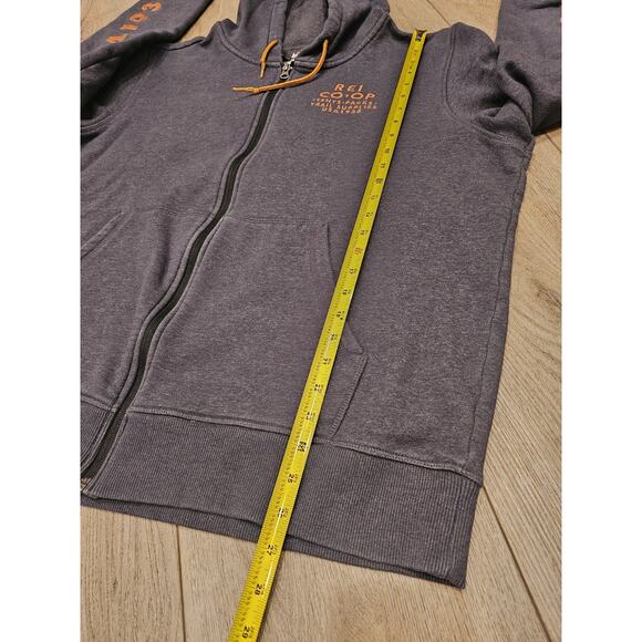 REI Co-Op Full Zip Hoodie Jacket Sz XL Outdoor Hiking Sweatshirt - Picture 7 of 9